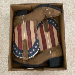 American flag cowboy boots